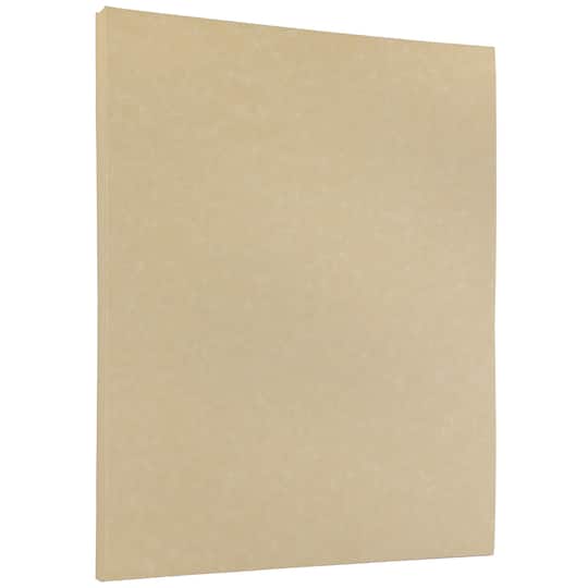 JAM Paper Brown 8.5" x 11" Parchment Paper, 500 Sheets